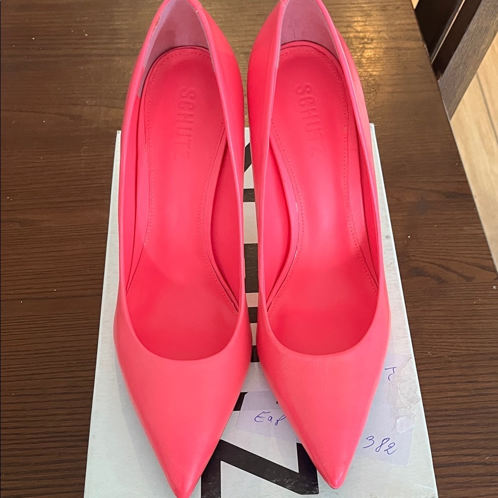 Schutz Vibrant Pink Women's Heels